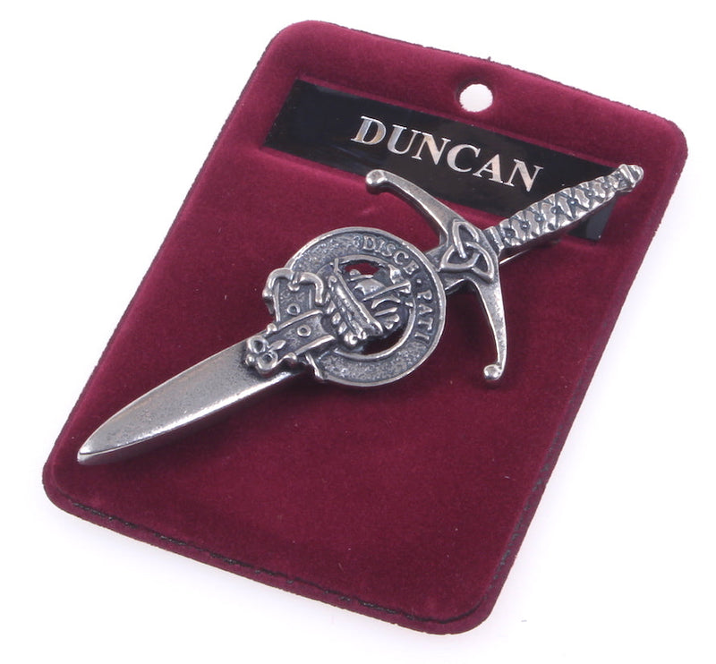 Clan Crest Pewter Kilt Pin with Duncan (Camperdown) Crest