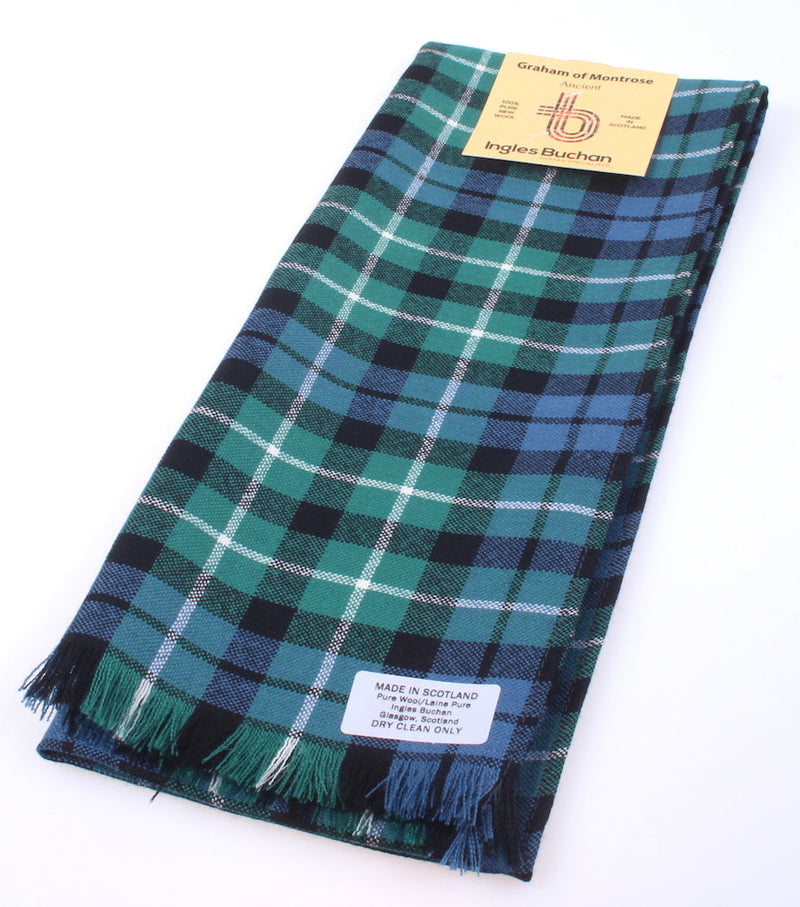 Pure Wool Scarf in Graham of Montrose Ancient Tartan