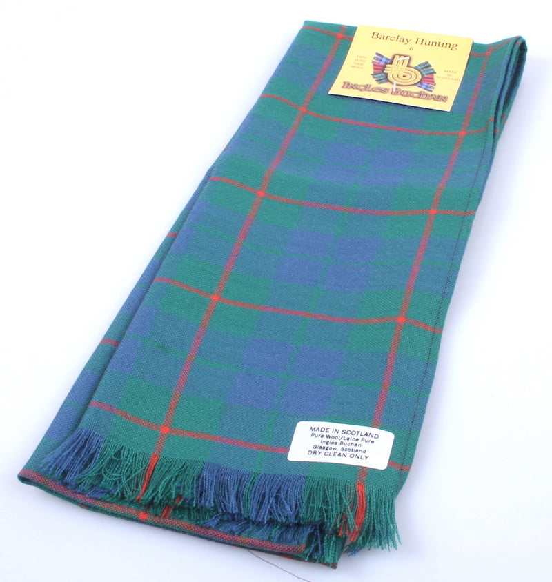 Pure Wool Scarf in Barclay Hunting Ancient Tartan