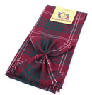Wool Mini Sash in Crawford Modern Tartan, a stylish and elegant accessory made from 100% pure new wool, perfect for adding a touch of tartan to any outfit.