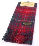 Lambswool Scarf in MacDougall Modern Tartan, showcasing its softness and vibrant colors, perfect for any occasion.