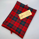 Dunbar Modern Tartan Shawl made from 100% pure new wool, perfect for adding warmth and style.