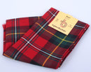 Stylish Wool Scarf in Boyd Tartan, showcasing a lightweight design perfect for fashion lovers.