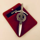 Clan Crest Pewter Kilt Pin with Bell Crest