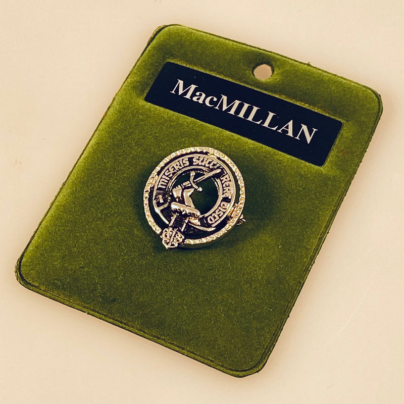 MacMillan Clan Crest Small Pewter Pin Badge