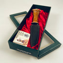Side view of the MacDonald of the Isles Clan Crest Stag Horn Sgian Dubh showcasing its stainless steel blade.