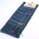 Douglas Modern Tartan Lambswool Scarf, featuring soft new wool in vibrant colors, perfect for any occasion.