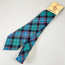 Pure Wool Tie in Russell Ancient Tartan, showcasing its rich colors and intricate design, a perfect accessory for any formal occasion.