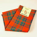Wool Scarf in MacKintosh Ancient Tartan showcasing the lightweight and fine texture, perfect for warmer climates or as a fashionable accessory.