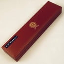 MacMillan Clan Crest Sgian Dubh - Stone Top featuring intricate thistle design metalwork made from high-quality pewter.