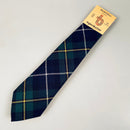 Pure Wool Tie in MacNeil of Barra Modern Tartan, showcasing its vibrant colors and elegant design, perfect for weddings or business meetings.