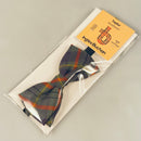 Taylor Weathered Tartan Bow Tie in 100% pure new wool, perfect for events with an adjustable strap.