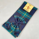 Mini Sash in Gordon Modern Tartan, a fashionable accessory crafted from 100% pure wool, perfect for adding elegance to any outfit.
