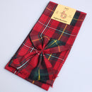 Wool Mini Sash in Boyd Modern Tartan, a stylish Scottish accessory made from 100% pure new wool, perfect for adding elegance to any outfit.