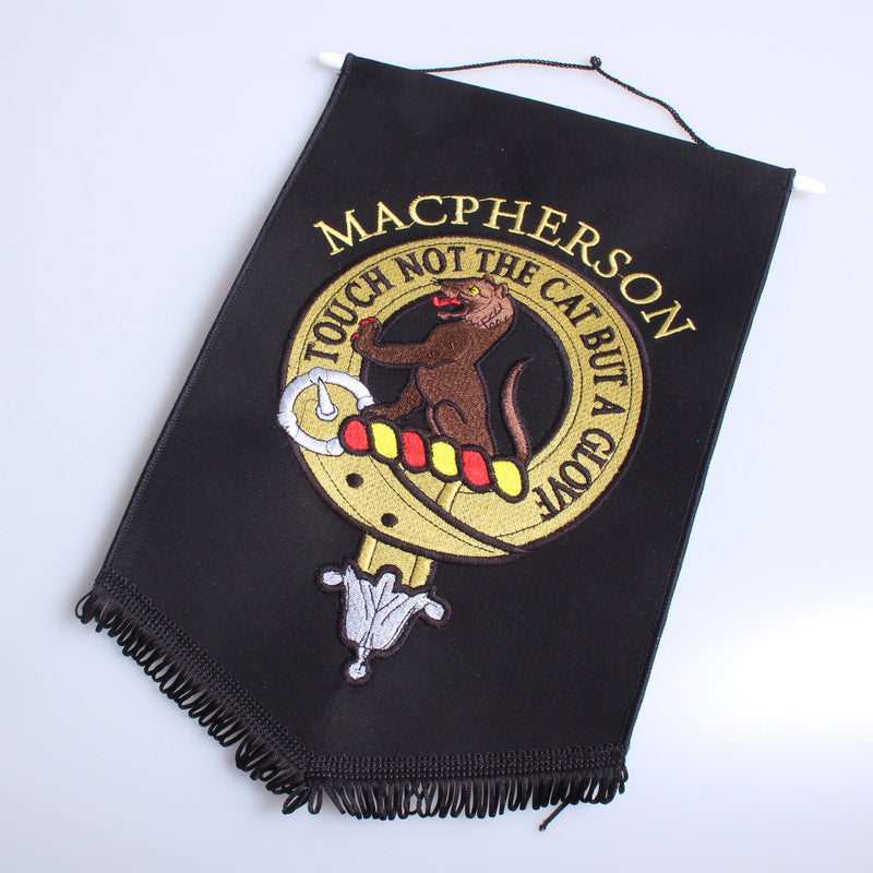 MacPherson Clan Crest Embroidered Pennant