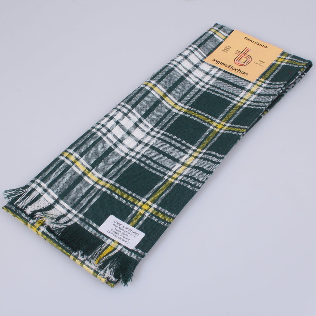 Pure Lambswool City of Glasgow Tartan Clan Scarf Made in -  Finland