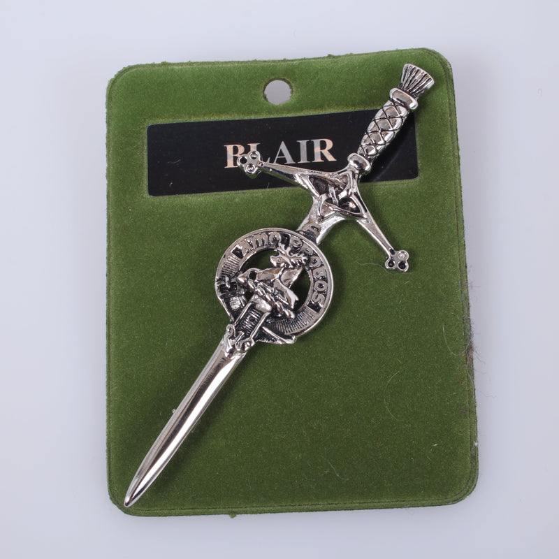 Clan Crest Pewter Kilt Pin with Blair Crest