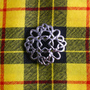 Four Marys Brooch by Art Pewter featuring an elegant Celtic interlace design, perfect for adding a touch of heritage to your attire.