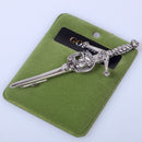 Clan Crest Pewter Kilt Pin with Gordon Crest, showcasing its antique palladium finish and intricate claymore design, perfect for any Scottish attire.