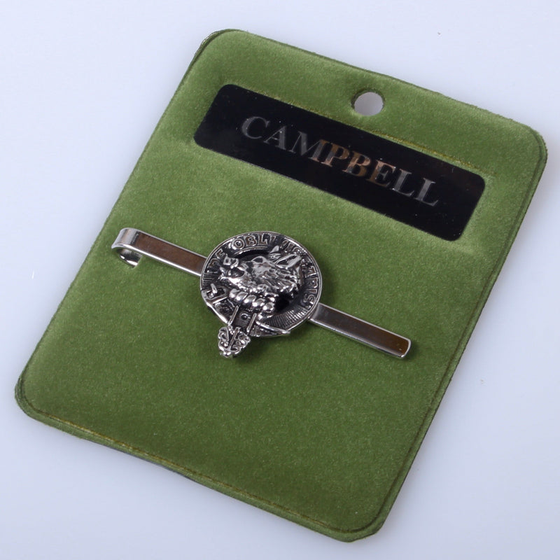 Campbell Clan Crest Pewter Tie Slide