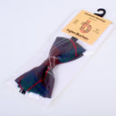 Chisholm Hunting Modern Tartan Bow Tie in stylish design, perfect for formal or casual events, made from 100% pure new wool.