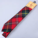 Pure Wool Tie in Boyd Modern Tartan showcasing a vibrant tartan pattern, perfect for formal and casual occasions.