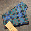 MacMillan Hunting Ancient Tartan Shawl, a versatile and lightweight 100% pure wool garment, fringed on all sides, ideal for warmth and as a stylish table cover.