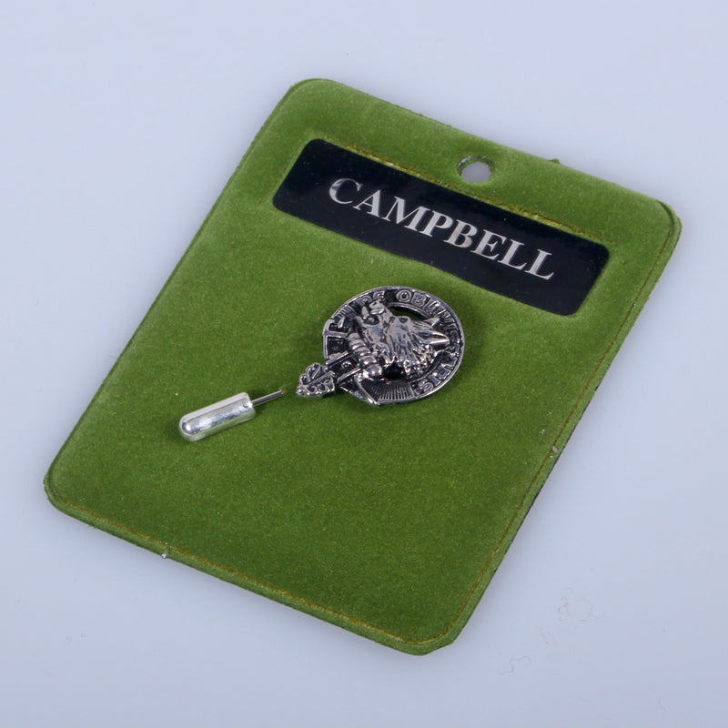 Campbell Clan Crest Pewter Tie Pin