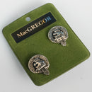 MacGregor Clan Crest Pewter Cufflinks