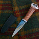 Davidson Clan Crest Stag Horn Sgian Dubh