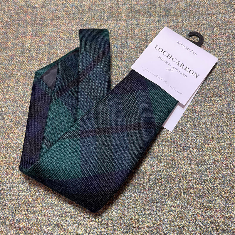 Luxury Pure Wool Tie in Keith Modern Tartan