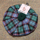 Unisex Wool Tam in Mitchell Ancient Tartan showcasing a stylish design, perfect for adding warmth and flair to any outfit.