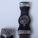 Kincaid Clan Crest Sgian Dubh - Stone Top