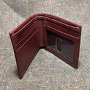 Baxter Clan Crest Real Leather Wallet showcasing the intricate laser-etched clan crest, crafted from high-quality leather, ideal for combining style and heritage.