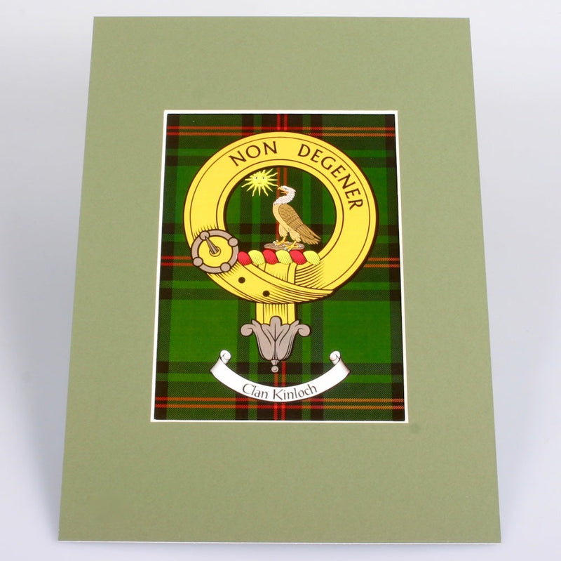 Clan Crest Mounted Print *unframed*