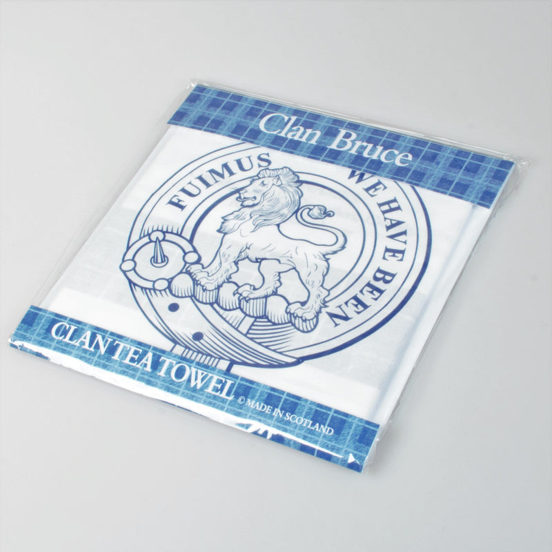 Bruce Clan Crest Tea Towel (To Clear)