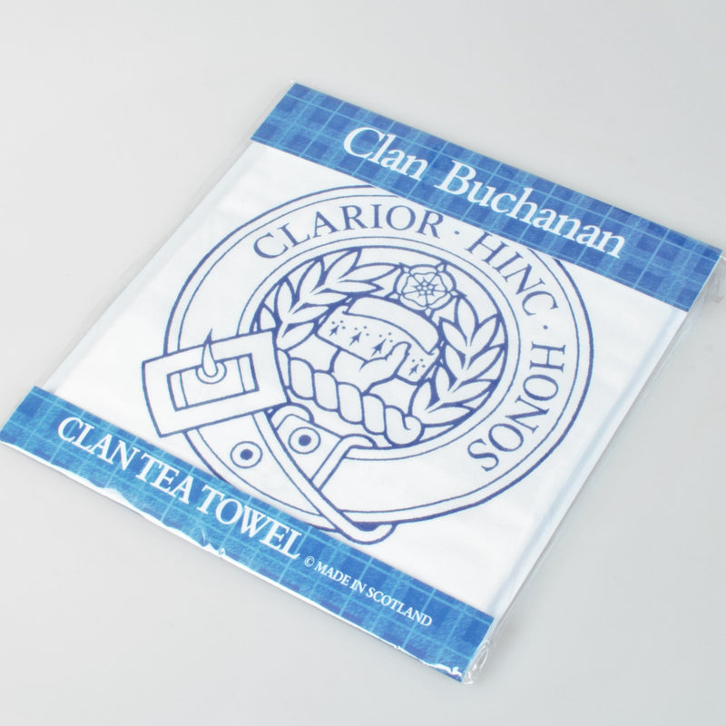 Buchanan Clan Crest Tea Towel (To Clear)