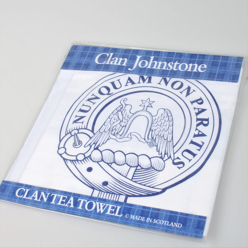 Johnstone Clan Crest Tea Towel (To Clear)