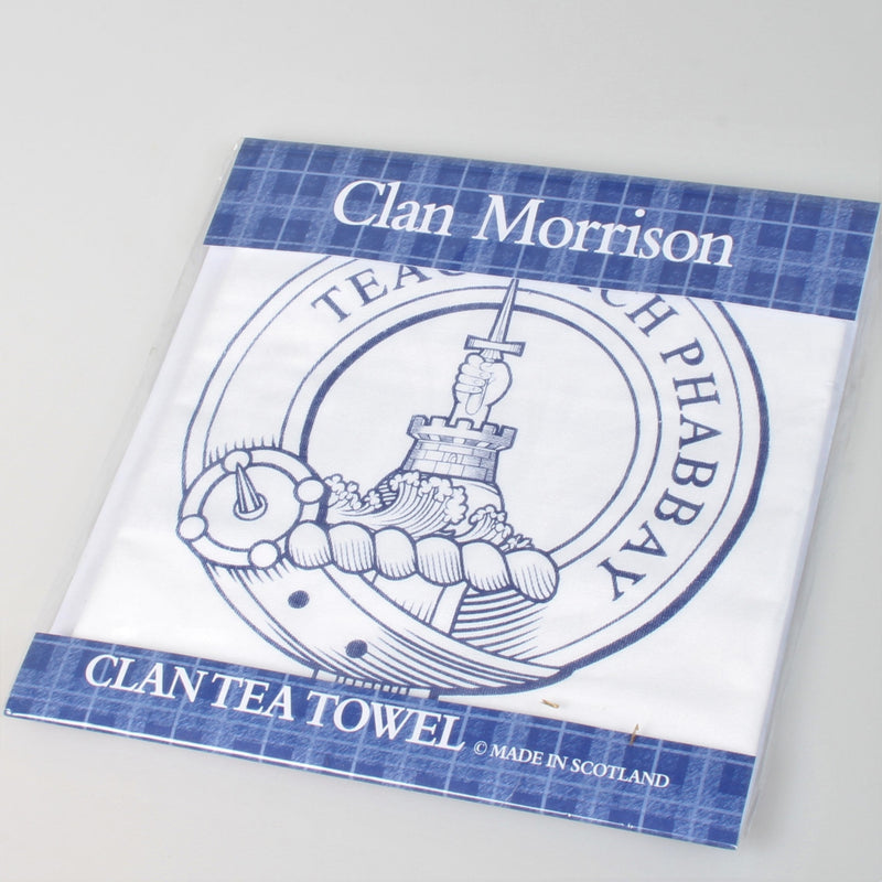 Morrison Clan Crest Tea Towel (To Clear)
