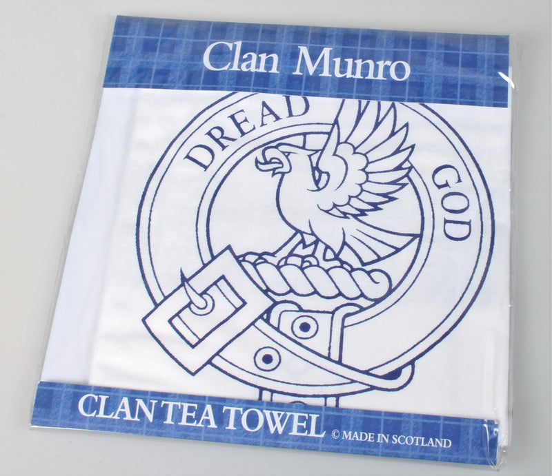 Munro Clan Crest Tea Towel (To Clear)