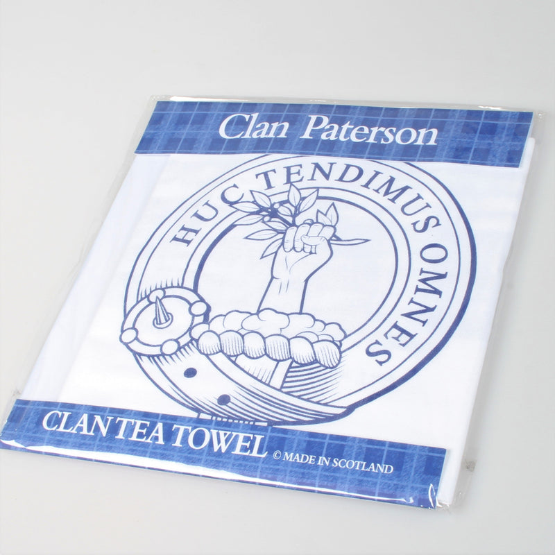 Paterson Clan Crest Tea Towel (To Clear)