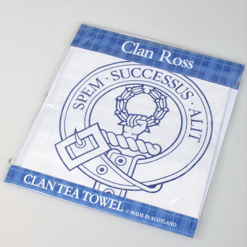 Ross Clan Crest Tea Towel (To Clear)