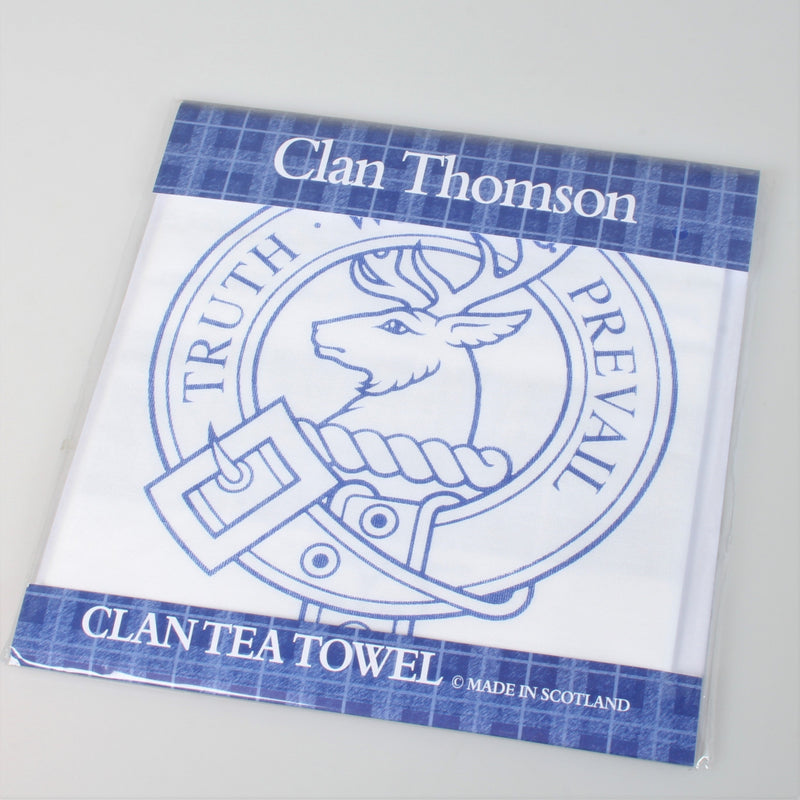 Thomson Clan Crest Tea Towel (To Clear)