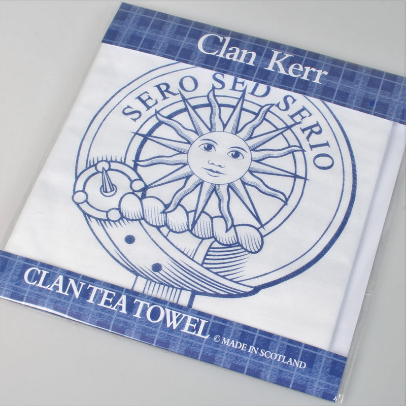 Kerr Clan Crest Tea Towel (To Clear)