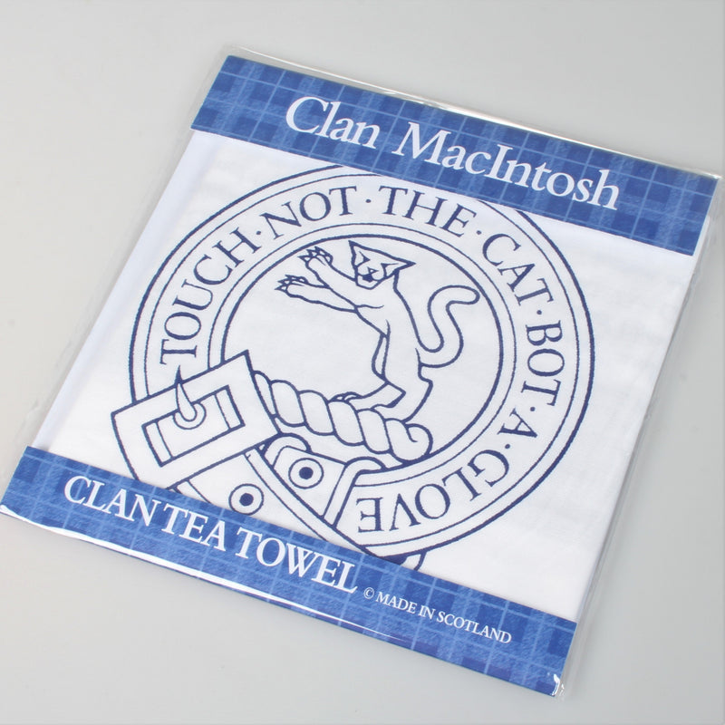 MacIntosh Clan Crest Tea Towel (To Clear)
