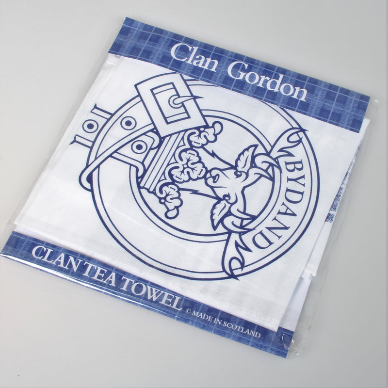 Gordon Clan Crest Tea Towel (To Clear)