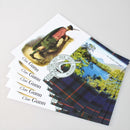 Gunn Clan Crest and Tartan Postcard 5 pack featuring elegant clan designs, perfect for collectors and enthusiasts.