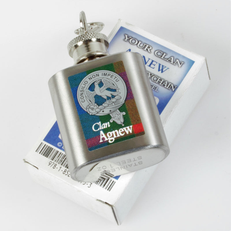 Agnew Clan Crest Nip Flask (to clear)