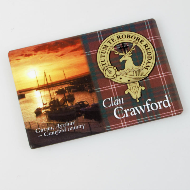 Clan Crawford Fridge Magnet