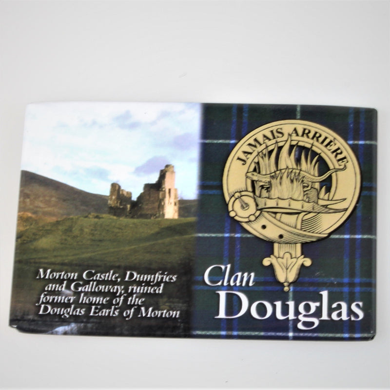 Douglas Clan Crest Fridge Magnet
